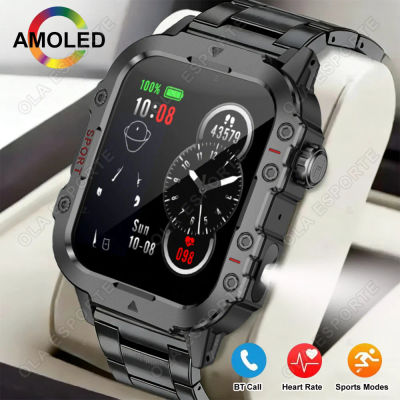 Nuevo reloj inteligente LED para hombre con Bluetooth, función de llamadas, múltiples modos deportivos, monitor de salud, reloj inteligente deportivo para exteriores, compatible con Android R30Max