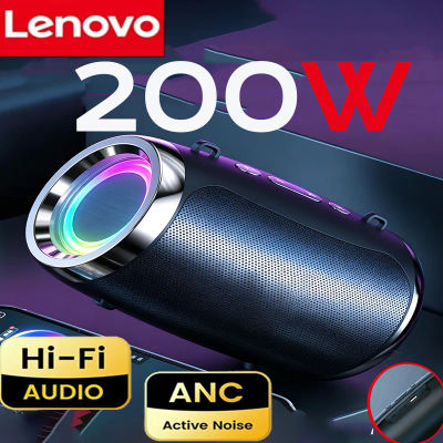 Altavoces Bluetooth Portátiles Lenovo TF USB FM, Altavoz Dual con Reproducción Estéreo, Transmisión de Voz, Subwoofer, Altavoz Inalámbrico 2026Nuevo