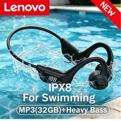 Auriculares Inalámbricos de Conducción Ósea OnePlus, Auriculares Bluetooth Deportivos para Natación, Compatibles con Bluetooth, Manos Libres con Micrófono