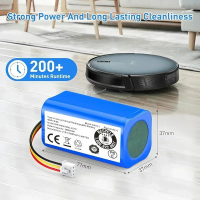 Batería de iones de litio de 14,4 V/14,8 V 18650 para LIECTROUX C30B XR500 E30 para PROSCENIC 800T 830P 820P 820T 820S Robot aspirador