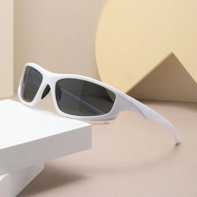 Gafas de sol envolventes estilo Y2k de moda para hombre, gafas decorativas de calle para deportes al aire libre diarios
