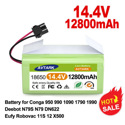 Batería de Repuesto Original de 14.4V 6800mAh para Conga Excellent 990 1090 1790 1990 Deebot N79S N79 DN622 Robovac 11 Tesvor X500
