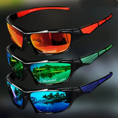 1/3 Uds gafas de sol polarizadas deportivas para hombres visión nocturna ligera gafas masculinas ciclismo conducción pesca gafas de sol de espejo de moda