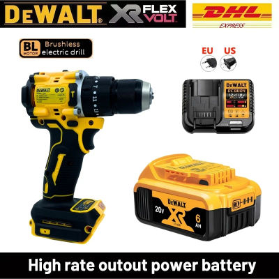 Taladro Atornillador Eléctrico Compacto sin Escobillas DEWALT DCD805, Taladro de Impacto, 20V, Batería de Litio Recargable, Cargador