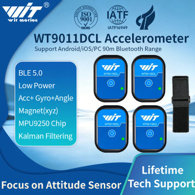 WitMotion WT9011DCL-BT50 Bluetooth 5,0 acelerómetro giroscopio Sensor de ángulo brújula electrónica magnetómetro inclinómetro