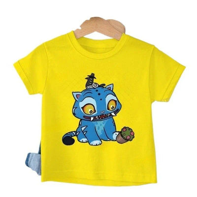 Camiseta de Tigre Derpy de Kpop, Cazadores de Demonios, para Niños, Película 2025, Estampado Cálido, Suave, para Bebés, Niñas y Niños, Camiseta Linda de Tigre