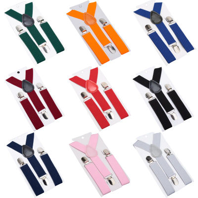 Nuevo cinturón de Color sólido para niños, tirantes coloridos para bebés y niñas, tirantes con Clip en Y, pajarita elástica, regalo ajustable para niños