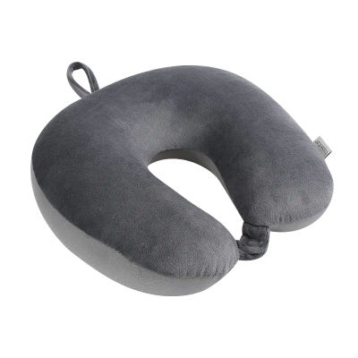 Almohada para el cuello del coche, almohada de viaje suave con partículas de espuma para mayor comodidad en aviones, coches y uso en el hogar y la Oficina, juguete de peluche, 1 ud.