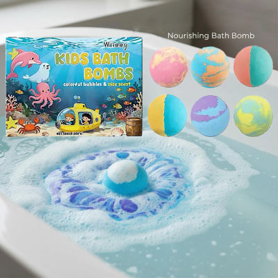 Bombas de Baño Coloridas para Niños, Set de Regalo de Bolas Efervescentes para Baño, Diversión en la Bañera, Regalo Relajante para Niños y Bebés
