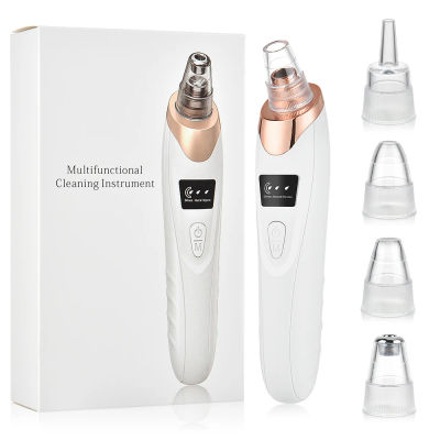 Envío Rápido, Limpiador de Poros Faciales, 5 Niveles de Succión, Eliminador de Puntos Negros, Aspirador de Poros - Kit Limpiador Facial Recargable por USB