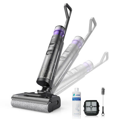 JONR ED12 Pro Max Aspirador Seco y Húmedo Inalámbrico 180° Reclinable Trapeadora Inteligente 17000Pa Autolimpieza 70°C Secado 65°C Anti-Enredo Suelo Duro Madera Azulejo Pelo Mascota Tanque 800ML 40min