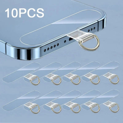 10/5/1 Piezas Cordón Universal de TPU para Teléfono Móvil, Antipérdida, con Tarjeta de Sujeción, de Nylon Desmontable, Correa para Colgar el Teléfono, Parche de Sujeción