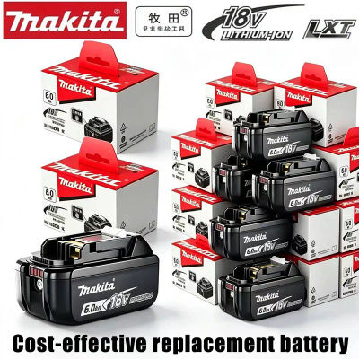 Batería y Cargador Originales 100% Nuevos de 18V Makita 5Ah 6Ah para Taladro de Impacto Recargable de Litio DDF487 para Uso Doméstico