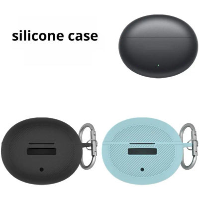 Funda de silicona para auriculares Bluetooth OnePlus Buds 4, almacenamiento a prueba de polvo, carcasa Simple de Color sólido con hebilla