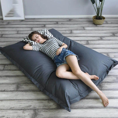 Cojín gigante impermeable para el suelo, almohada de poliéster, jardín, interior y exterior, 140x180cm, XXXL, sin relleno