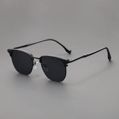 Gafas de Sol Cuadradas Vintage de Nueva Llegada para Hombre y Mujer, Gafas de Sol con Marco Metálico, Gafas de Sol para Hombre y Mujer