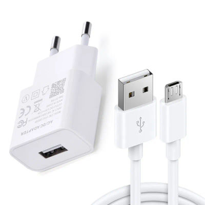 Para Xiaomi redmi cargador 5V 2A UE tipo C Cable Micro USB adaptador de carga de teléfono para Redmi Note 11 10 9 3 4 6 7 8 8T Pro 4X 5 5S