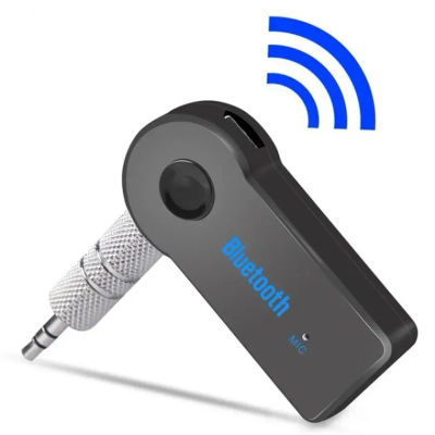 Adaptador receptor Bluetooth inalámbrico para coche P2, sonido de llamada de música, Audio de 3,5mm, Bluetooth, transmisor de música MP3 FM