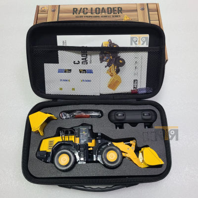 Cargador WA475 1/50 RC, Versión RTR, Mini Coche de Control Remoto con Luces y Sistema de Sonido, Juguete de Regalo Disponible en Stock
