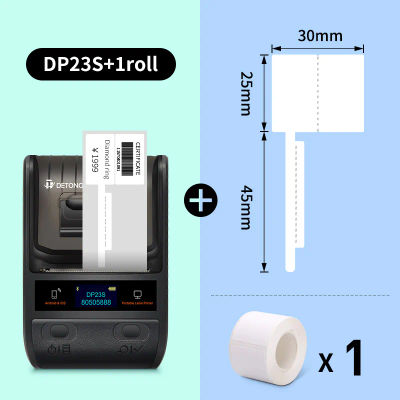 Exploger-impresora de código de barras QR DP23S, para ropa, joyería, precio, etiqueta, Android, iOS, conexión Bluetooth, PC