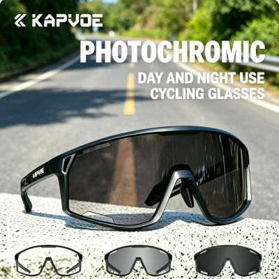Gafas de Ciclismo Fotocromáticas HD UV400 Kapvoe 2026, Nuevas Gafas Deportivas de Moda para Hombre y Mujer, Gafas para Pickleball, Gafas para Bicicleta MTB, Gafas de Ciclismo, Gafas de Senderismo