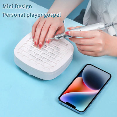 Aspirador de polvo profesional para uñas con USB, silencioso, para gel, equipo de salón de manicura, filtro extraíble.