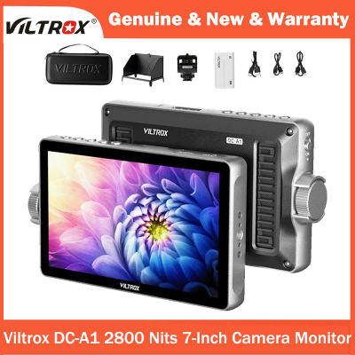 VILTROX DC-A1 Monitor de campo de vídeo de 2800nit, pantalla táctil de 7 pulgadas, monitor externo de cámara 4K de 60 Hz con ventiladores de refrigeración, 170 ° Gran angular