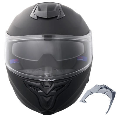 SucceBuy Casco de motocicleta de cara completa Smart Street ABS y casco de alta densidad con ranura Bluetooth y lente intercambiable apto para adultos