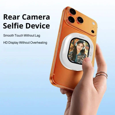 Mini Monitor Inalámbrico para Selfies con Pantalla, Monitor Portátil para Cámara Trasera con Imán para Selfies, Vlogs y Grabación de Video en Vivo