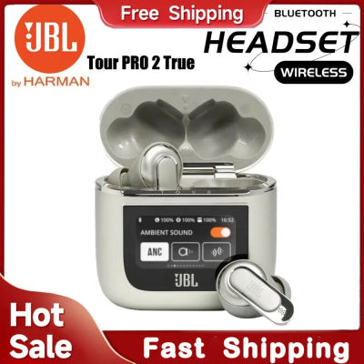 Audífonos Inalámbricos Bluetooth JBL Tour Pro 2, Auriculares Estéreo con Pantalla LCD Inteligente, JBL Tour Pro 2 True
