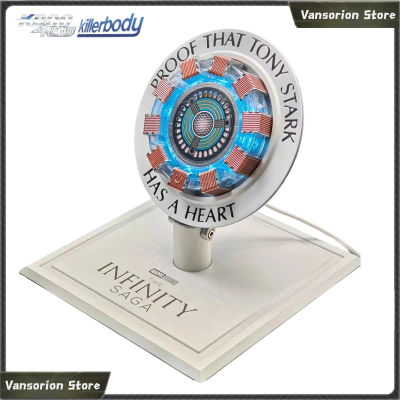 Cargador Inalámbrico Killerbody Marvel Iron Man Arc Reactor, Estación de Carga Magnética de Aleación para Smartphone, Decoración de Escritorio