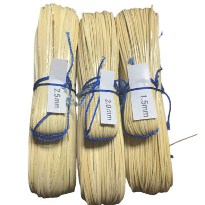 Cuerda de Ratán Fina de 1 kg, Espiral de Ratán Natural, Material para Reparación de Muebles de Exterior y Manualidades