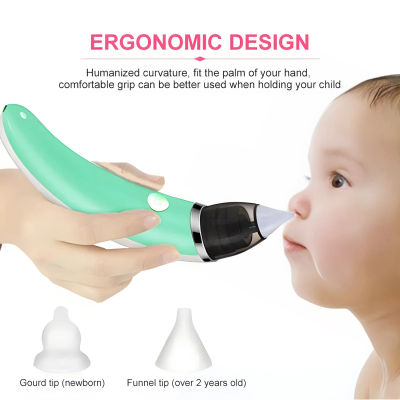 Aspirador Nasal eléctrico, equipo absorbente para bebé, utensilios silenciosos, limpiador de rinitis y obstrucción, artículos para recién nacidos, herramientas de cuidado
