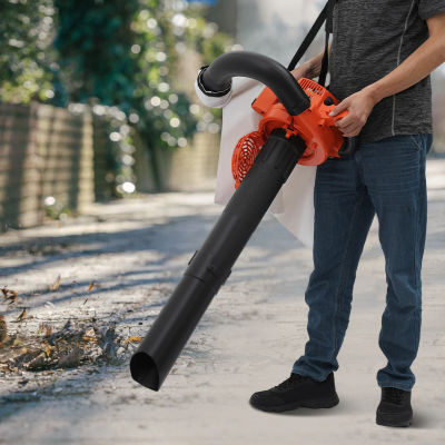 Soplador de Hojas, Soplador de Hojas Portátil a Gasolina de Dos Tiempos, Kit de Soplador y Aspirador de Gasolina, Soplador de Hojas con Bolsa Recolectora, para el Cuidado del Césped