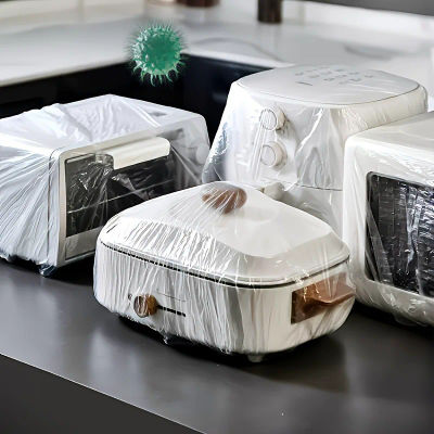 10 fundas protectoras transparentes reutilizables, funda antipolvo desechable para aspiradora.