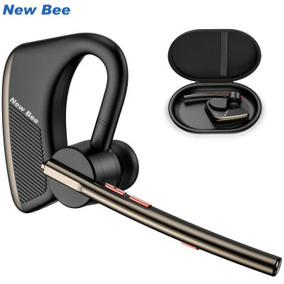 New Bee-auriculares inalámbricos M50, cascos con Bluetooth, 24 horas de tiempo de conversación, 5,2, con micrófono Dual, CVC8.0, manos libres