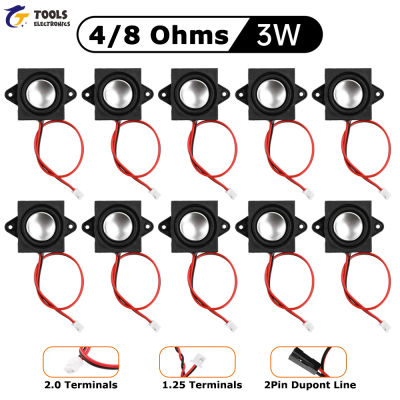 1 Uds 5 uds 10 Uds 4 Ohm 8 ohm 3W altavoz de rango completo cavidad sonido altavoz de alta fidelidad 1,25/2,0 terminal 2P línea Dupont