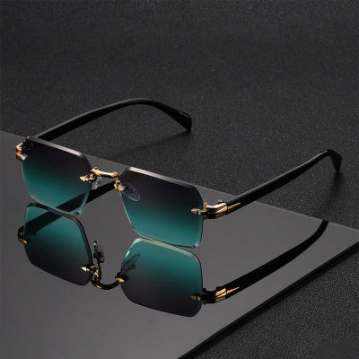 Gafas de sol clásicas unisex de moda, gafas de moda sin marco para disfraz navideño, el mejor regalo adecuado para ocasiones festivas