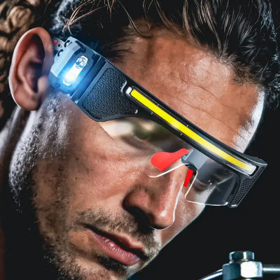 Nueva lámpara multifuncional con sensor tipo gafas, carga tipo C, lámpara para reparación de gafas, lámpara especial para mantenimiento de gafas
