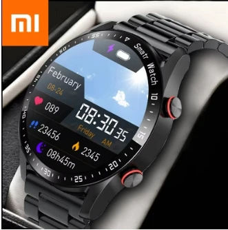 Xiaomi-reloj inteligente ECG + PPG para hombre, dispositivo deportivo resistente al agua con llamadas, Bluetooth, láser, presión arterial, caja