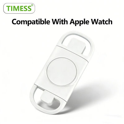 Cargador Magnético USB A TYPE-C TIMESS para Reloj Inteligente iPhone Serie Ultra 11 10 9 8 7 6 5, Cable de Carga para iWatch 4 3 2 1 SE