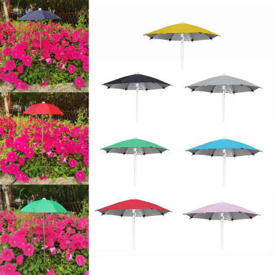 Paraguas para plantas, estaca compacta de suelo de acero inoxidable, conveniente de Blazing Sun, altura ajustable, cubierta de sombra versátil para plantas