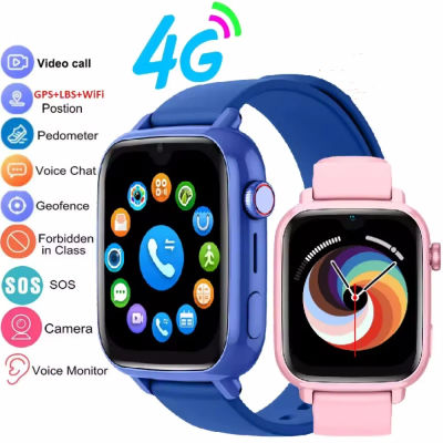 Nuevo reloj inteligente 4G para niños, videollamada GPS SOS IPX7, reloj inteligente resistente al agua para niños, Monitor de cámara HD, rastreador de ubicación, reloj de teléfono