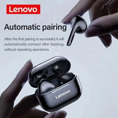 Nuevos auriculares Lenovo LP40 Pro TWS Bluetooth 5,3 de conexión rápida, auriculares de diseño ergonómico, auriculares con velocidad de transmisión potente