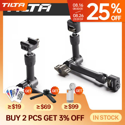 Brazo articulado TILTA Pro de 10 pulgadas con accesorios NATO duales, tornillo roscado de 1/4 para cámara DSLR Sony para montar el Monitor de jaula