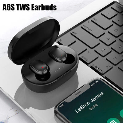 Auriculares Inalámbricos TWS A6S, Auriculares Bluetooth Deportivos Estéreo, Auriculares Bluetooth para Xiaomi Huawei