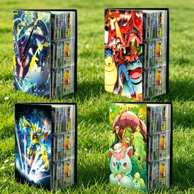 Carpeta con 9 bolsillos para tarjetas de anime, álbum de colección, archivador, compatible con Pokémon, YuGiOh, TCG, juegos deportivos, fútbol, almacenamiento para 540 tarjetas