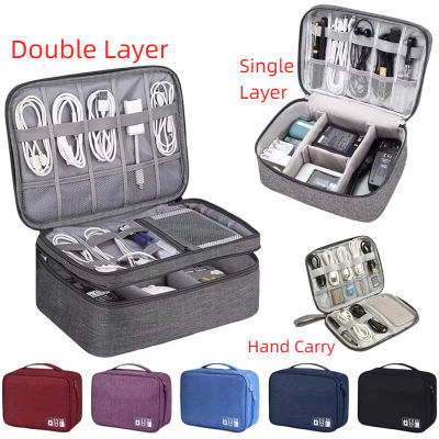 Bolsa de Almacenamiento de Cables de Viaje, Organizador Electrónico Digital Portátil a Prueba de Agua, Bolsa de Almacenamiento para Cables USB, Cargadores y Enchufes