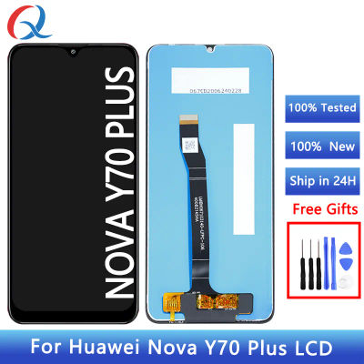 Pantalla táctil lcd para teléfono móvil, montaje de digitalizador de repuesto para Huawei nova Y70 Plus