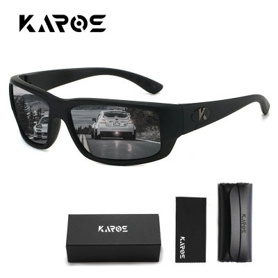 KAROS gafas de sol deportivas polarizadas UV400 Anti-UV hombres mujeres senderismo ciclismo gafas con caja bolsa de tela YZ2028
